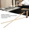 2PCS     Maple Handle Rubber Head Wonderful Sound Quality     for Marimba