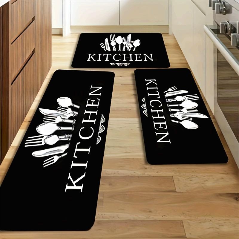 1/3 Pieces Kitchen Carpet, Corridor And Balcony Long Strip Carpet, Anti-Slip Entrance Hall Door Mat, Home Decoration