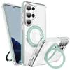 Highly Transparent Folding Magnet Stand Magnetic Phone Case For Samsung S26 Ultra S26 Plus Anti-Slip Frame Bumper Armor Cover