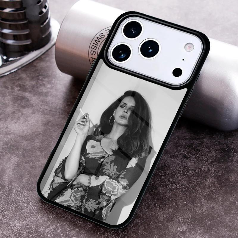 L-ana Del Rey Singer Phone Case for iPhone 17 16 15 Pro Max Air 14 13 12 11 Plus Shockproof Capa Cover
