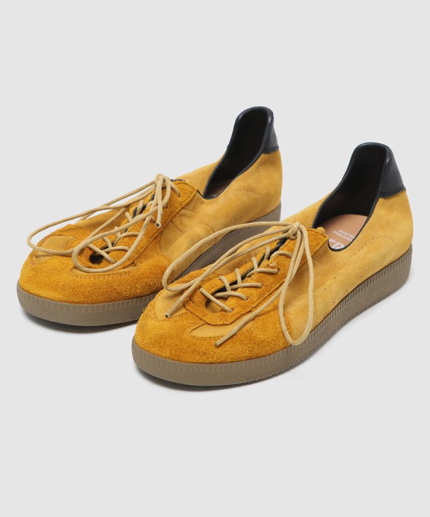 Wetheroad Wtrd3123 Other Suede Washed German Army Sneakers Mustard