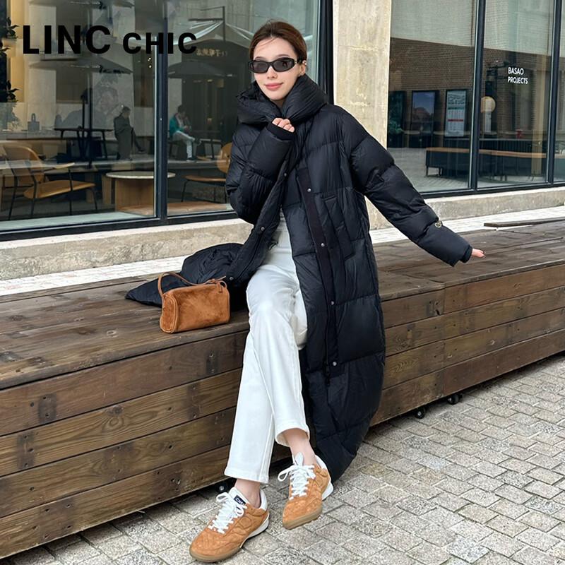 Jinyujie Women's Long Thick Down Puffer Coat Y24808198