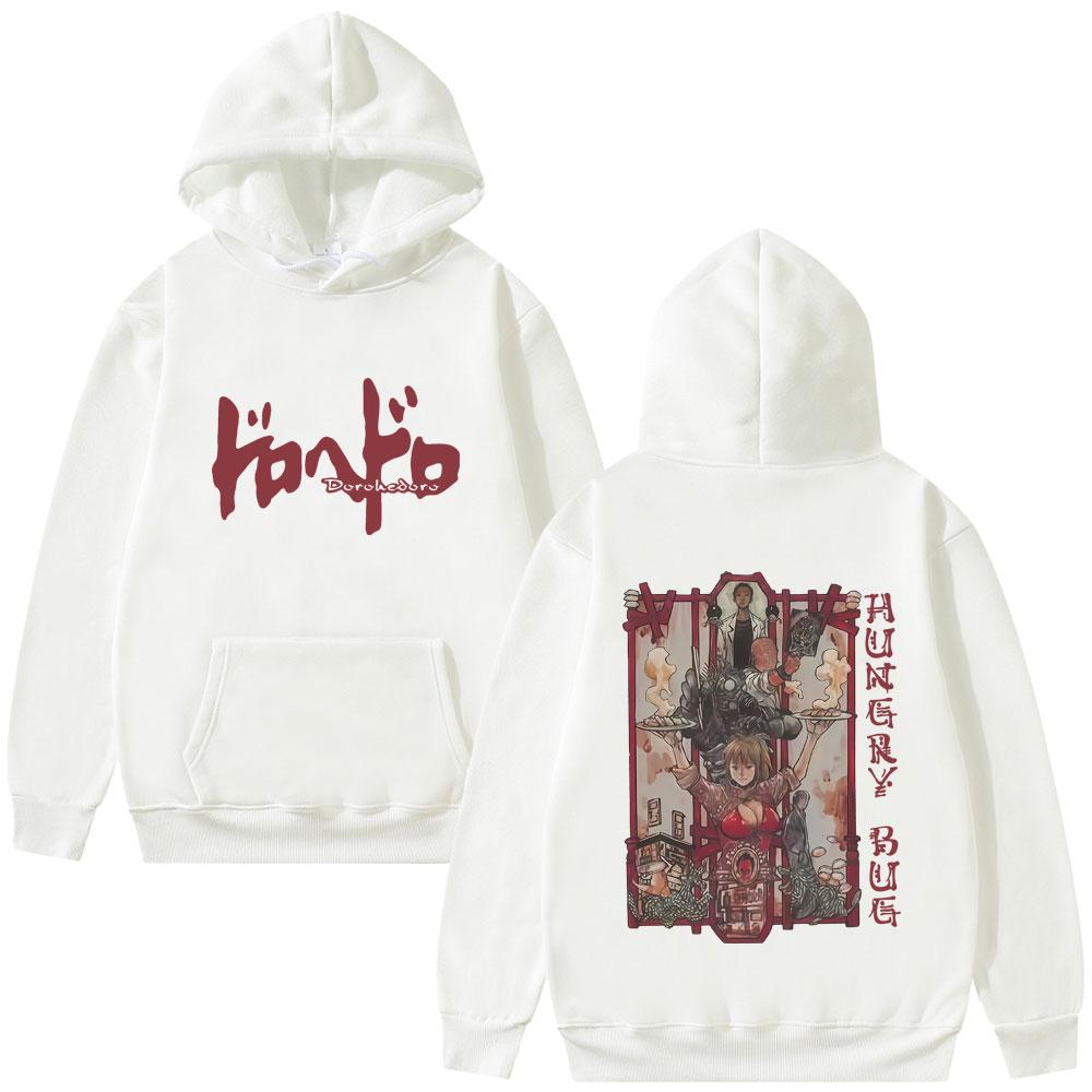 Anime Dorohedoro Grafická mikina Kaiman Merch Mikina s kapucí Pánská Dámská Gotická Manga Rock Streetwear Unisex Oversized mikiny