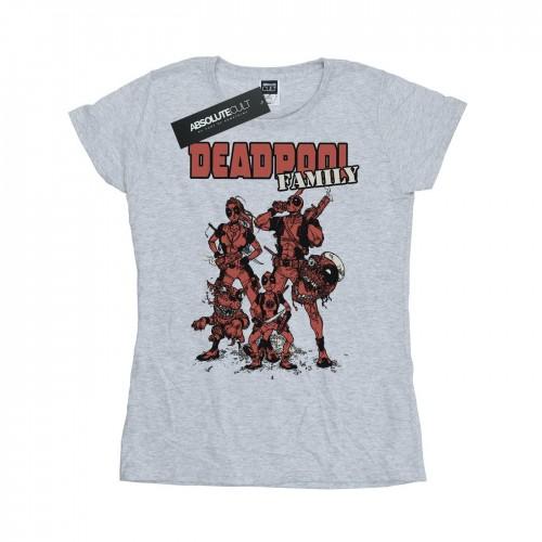 Marvel Womens/Ladies Deadpool Family Group Cotton T-Shirt