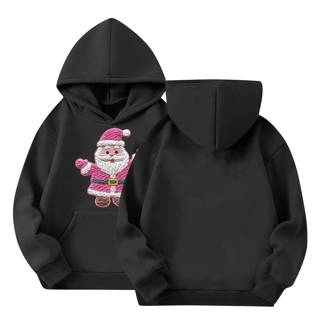 Children's Hoodies Loose Solid Color Hooded Sports Shirt Fashionable Sports Shirt