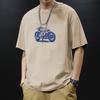 Cotton Short Sleeve T Shirt Black White Fashion All Match Breathable Summer Sport T-shirt Men Top