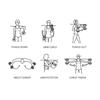 2Pcs Highly Density EVA Foam Dumbbell Aquatic Exercise Dumbells Fitness Barbells Water Fitness Exercises Equipment