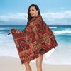 Amazigh Foutha Kabyle Mediterranean Berber Jewel Beach Towel Soft Microfiber Quick Dry Absorbent Quick Towels For Pool