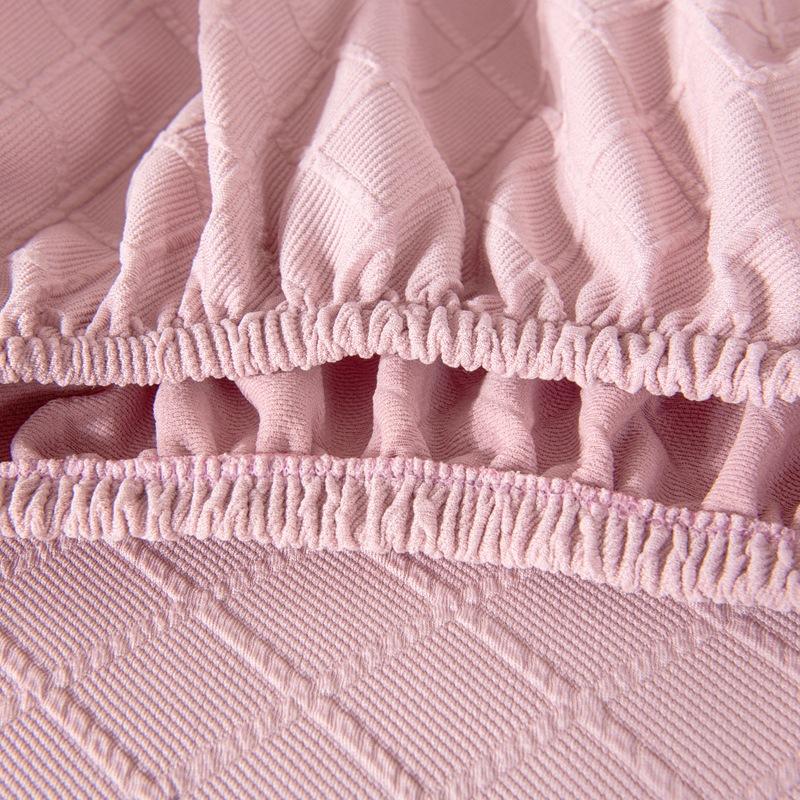 Stretch Jacquard Office Computer Chair Seat Covers, Removable Washable Anti-dust Desk Chair Seat Cushion Protectors