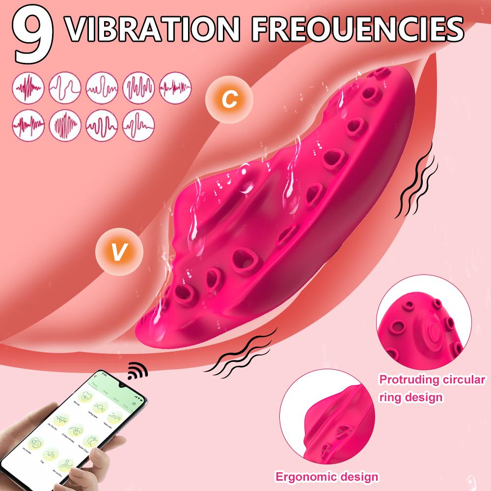 App Remote Control Vibrator Wearable Vibrating Panties 9 Mode Mini Vibrators Couples Sex Toy for Women Female Masturbator