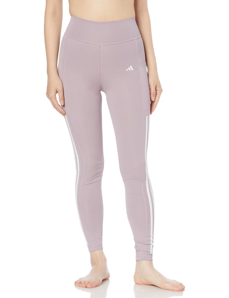 Adidas Optime Fig Size 3-Stripes Full-Length Leggings, Women's KLS66, Pre-Loved (IT9129), J/S