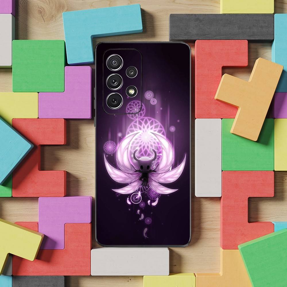Hot H-Hollow K-Knight Game Phone Case For Samsung S25,S24,S23,S22,S21,S20,S10,Ultra,Plus,Lite,FE,Soft Silicone Black Cover