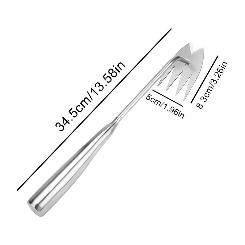 Hand Weeder Tool 4 Teeth Grass Removal And Digging Tool Outdoor Gear Gardening Gadgets Ergonomic Handle Picker For Garden Lawn