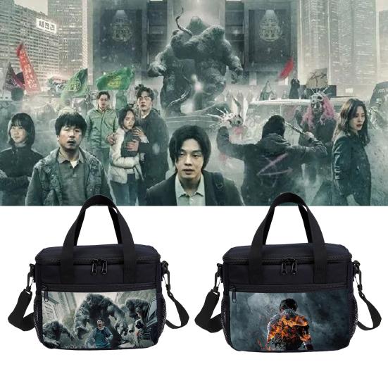 

Сумка для доставки еды многоразовая прочная молния