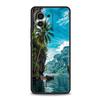 Handyhülle für Xiaomi Mi 15 14 14T 13T 12T Pro 12 13 11 Lite 5G 11T X6 X5 Pro Hülle Sommerstrand-Szene bei Sonnenuntergang auf dem Meer Palme