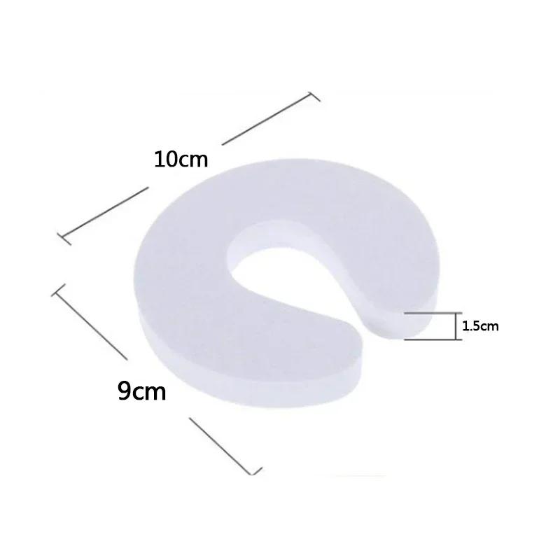 BOLTIFY Foam Door Stopper Home Security Door Clip Kitchen Bedroom Door Stops Baby Kids Safety Finger Protector Guard Hardware