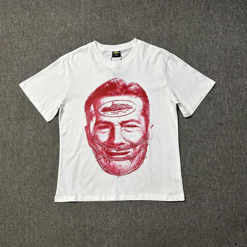 VibeStreet Summer New Printed Short Sleeve T-shirt Loose Round Neck Casual Fashion Brand Top