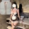 Crispy Sexy Lingerie Sexy Uniform Seduction Maid Suit Cosplay Lace Perspective Maid Suit