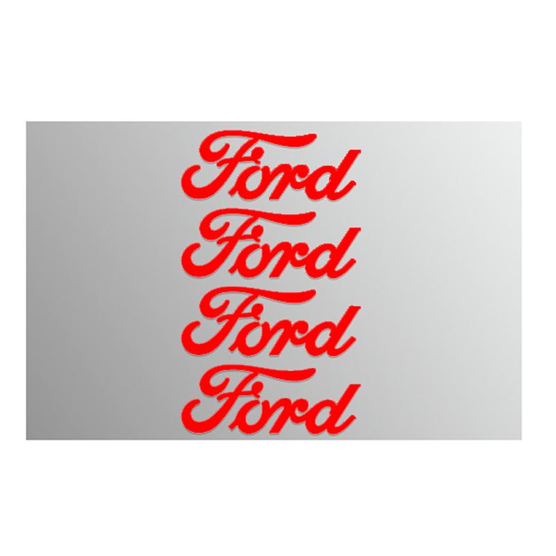 AKN1 4pcs Car Door Handle Decals Auto Mirrors Wiper Stickers For Ford Kuga Transit Ecosport Mustang Mondeo Explorer Edge Focus Fiesta