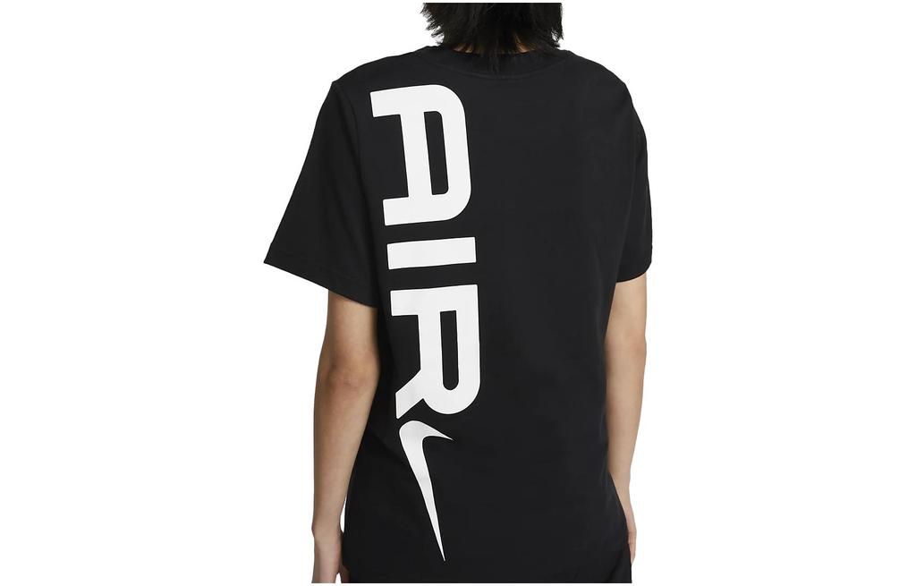 Nike T Shirts Women's Black Crew Neck Moderate Straight Fit FD2564-010