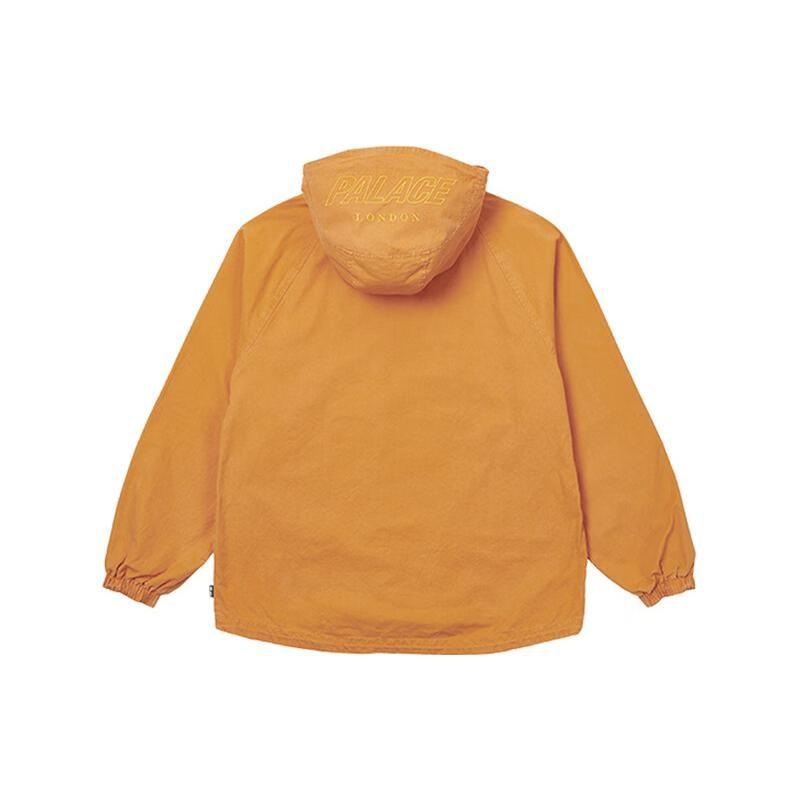 Palace Washed Cotton Hooded Jacket Orange Unisex Outerwear P22JK223
