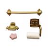 Decor Paper 1:12 Dollhouse Simulation Towel Rack Soap Rack Towel Rack Set Model Doll Home Miniature Bathroom Toys
