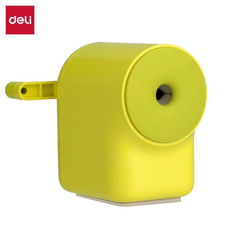 Deli Cartoon Hand-Crank Pencil Sharpener