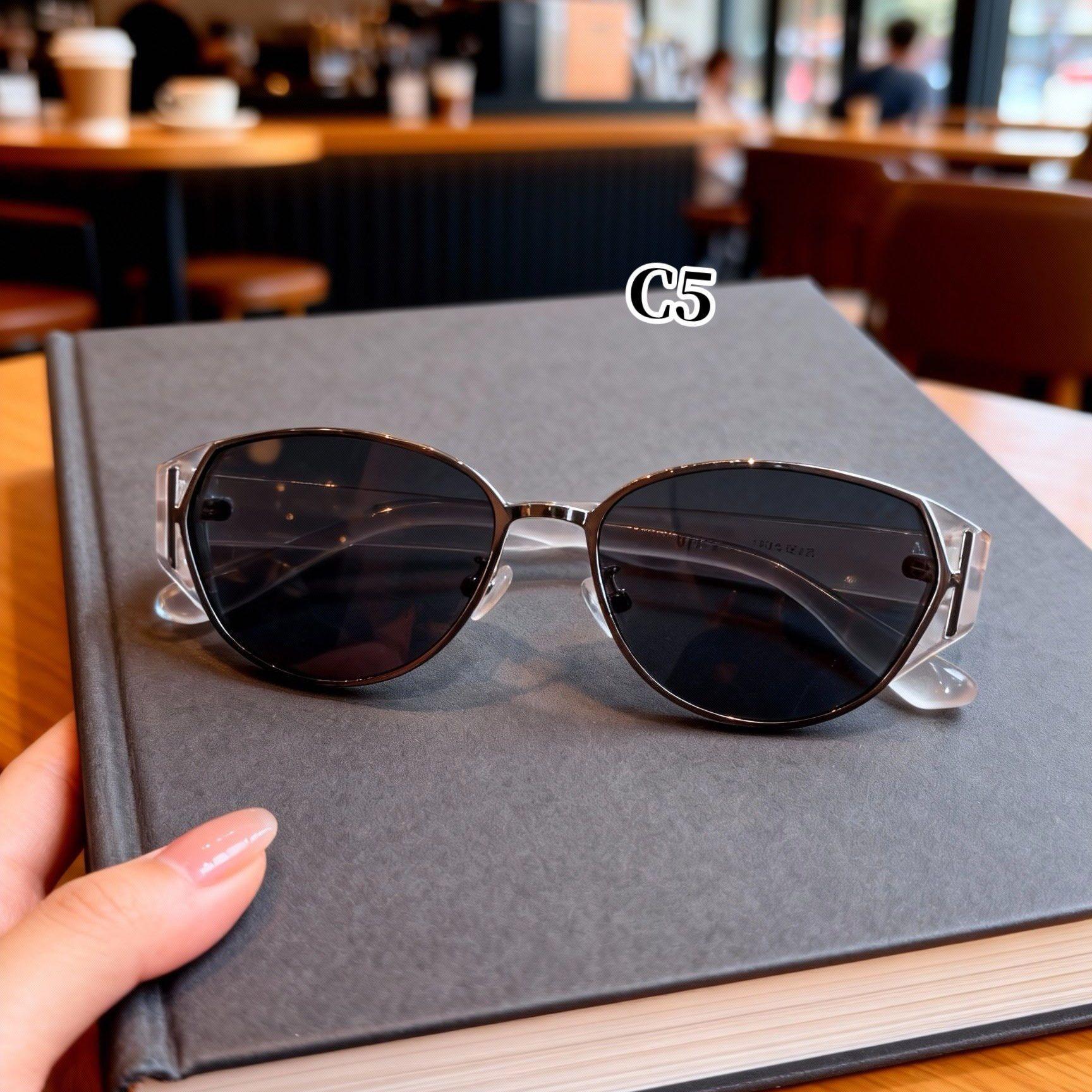 Korean Style TR90 Polarized Sunglasses with UV Protection – Small Ice Cubes Design