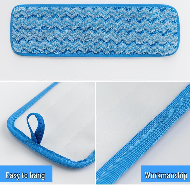 Microfiber Steam Spray Mop Cloth Cover with Z-shaped Velcro