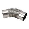 Stove Pipe Elbow 7.5cm Diameter Stainless Steel Flue Extension Elbow Chimney for Outdoor Camping Wood Stove 45 Degree
