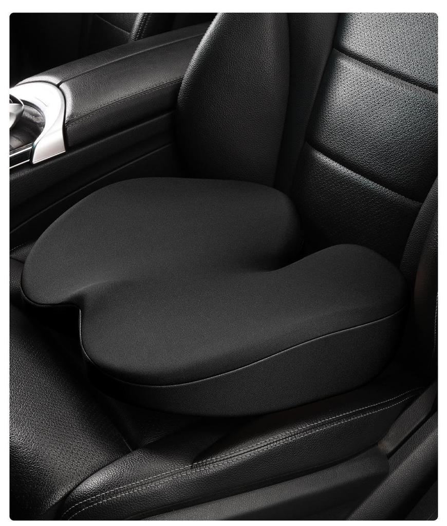 Universal Memory Foam Seat Cushion for All Seasons - Ergonomic Height-Enhancing and Hip-Support Design
