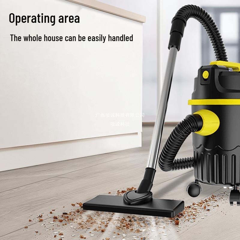 High-Power Industrial Vacuum Cleaner for Household, Car, and Commercial Carpet Cleaning