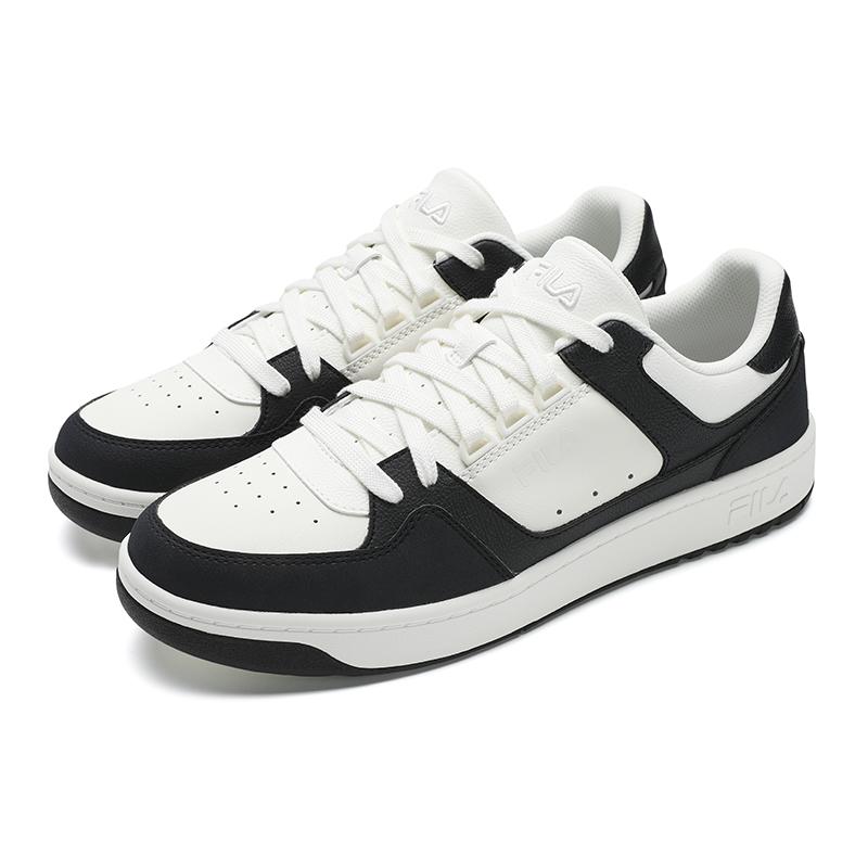 New FILA Lightweight Low top Tennis Shoes Men's White Black A12M541001FSB