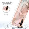YB IMD Series-16 Style-E For Samsung Galaxy A35 5G TPU Case IMD Marble Pattern 2.0mm Phone Cover