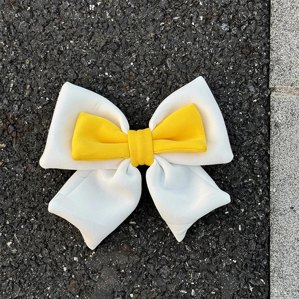 Motorcycle Helmet Decoration 3D Dual-color Bow Electric Bike Helmet Accessories for Car Body Decoration Bowknot For Girl Women