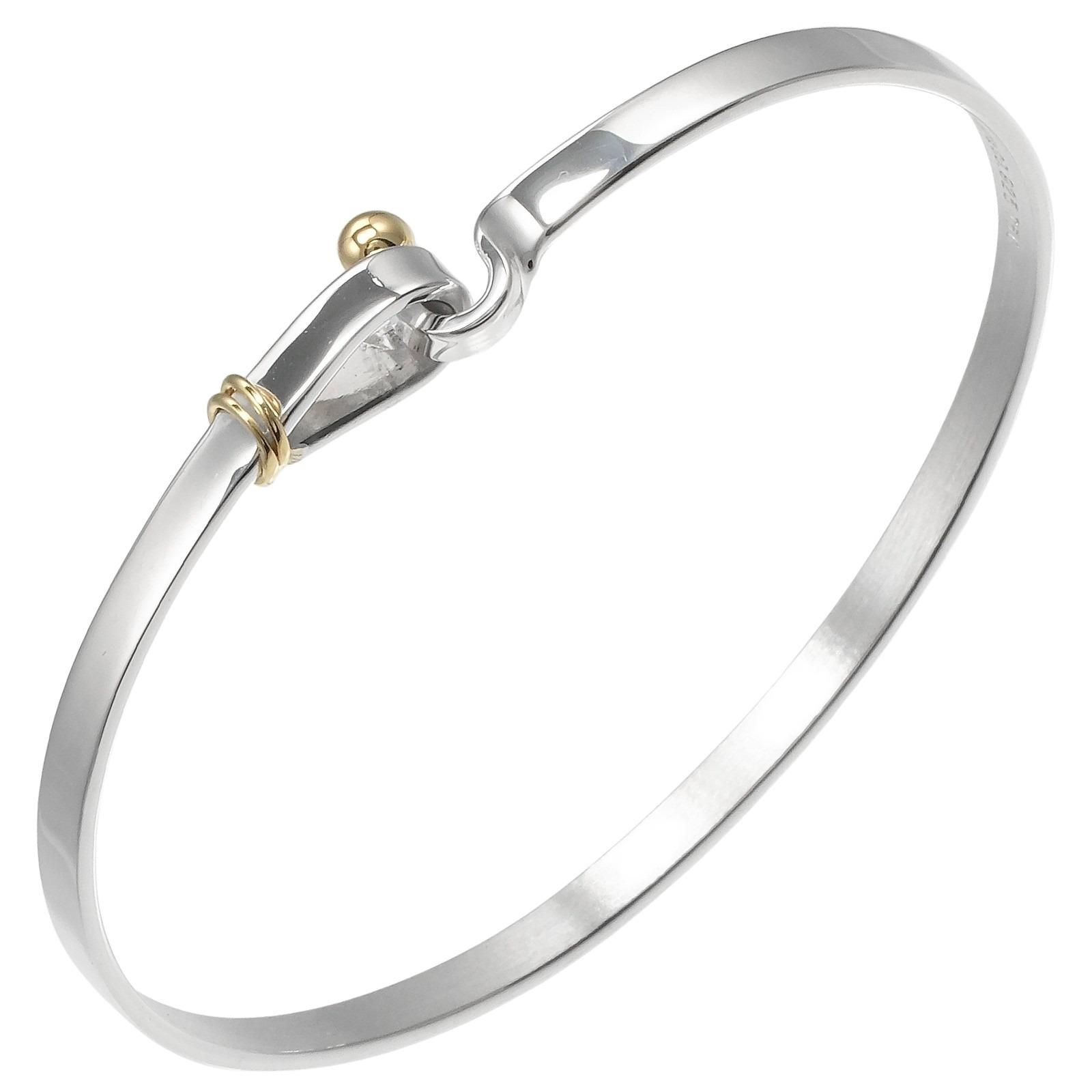 

TIFFANY&Co. Love knot Bracelet Silver925/K18 yellow gold 11.9g Women Used