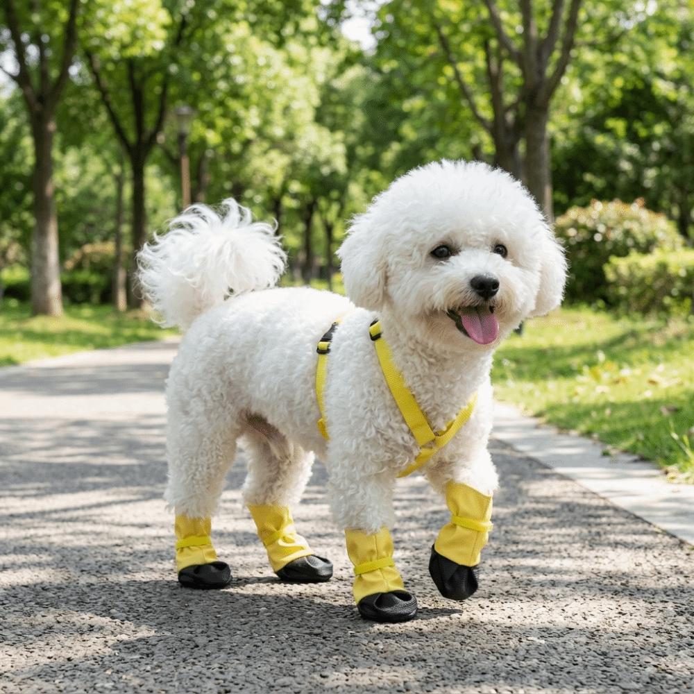 All Season Fit Dog Shoes Splash Block Dog Footwear Ground Isolate Pet Boots  Rainy Day Use