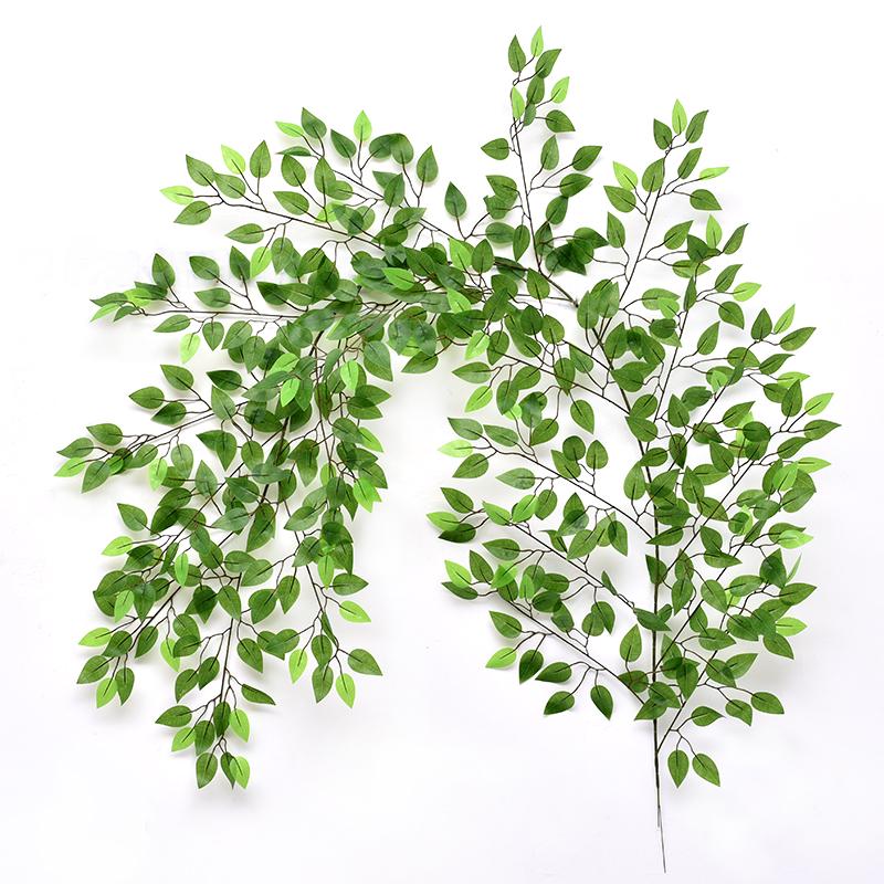 Mossy Fig Tree Leaves - Laminated Plastic Decoration Branches