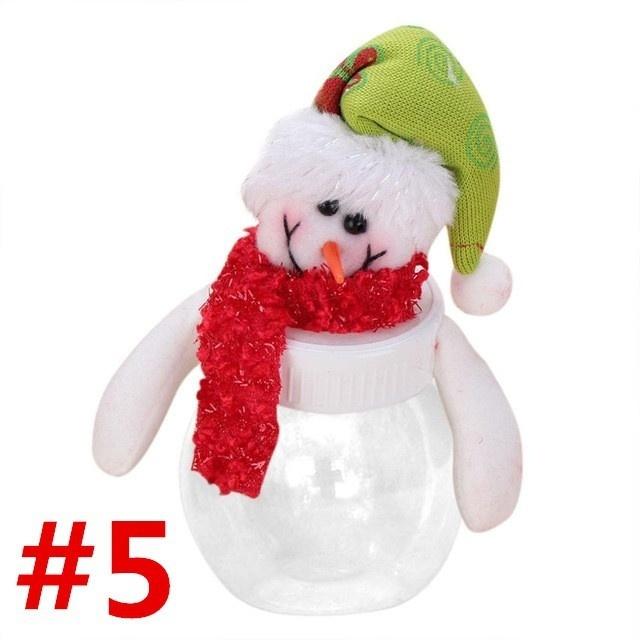 Weihnachtsmann Schneemann Rentier Süßigkeitenbox Babyparty Hochzeit Taufe Geburtstagsfeier Weihnachtsgeschenke Flasche für Kinder