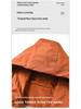 Maoren Men's Autumn/Winter Hooded Waterproof Fleece-Lined Outdoor Jacket