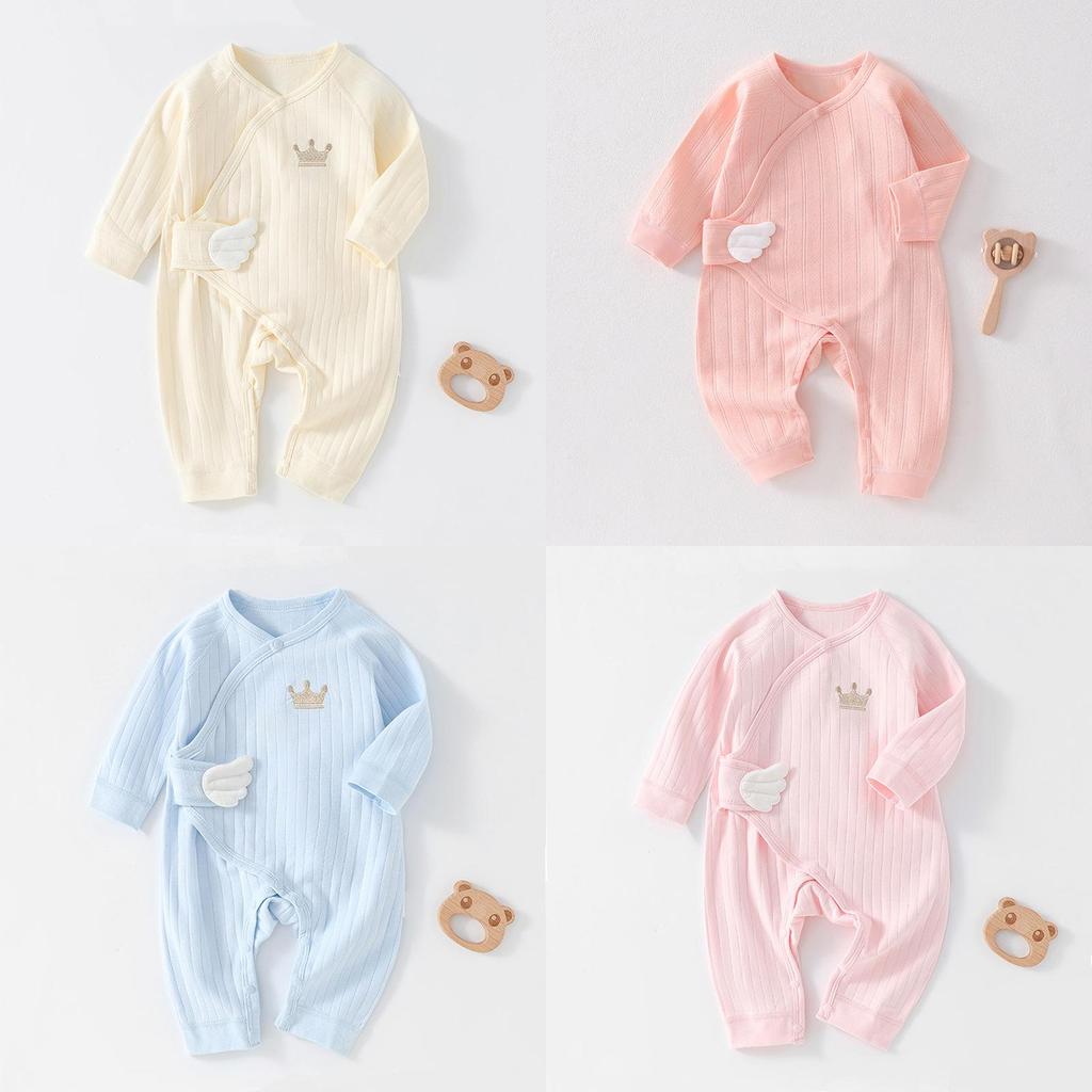Neugeborenen Baumwoll Schmetterling Strampler Ohne Knochen Design Für Baby Mädchen Und Jungen Frühling Herbst