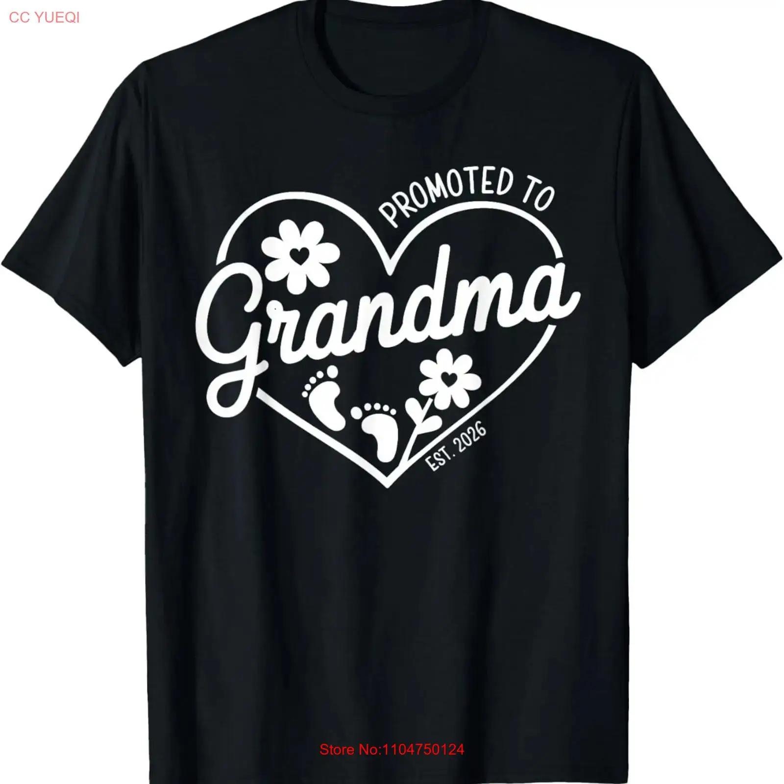 

Promoted to Grandma est 2026 Baby Announcement for T Shirt Dad vintage Washed Slightly Versatile streetwear S разноцветный