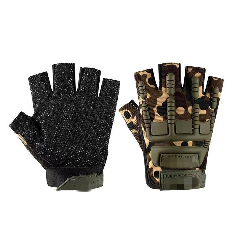 Men's Tactical Half-Finger Gloves: Non-Slip, Wear-Resistant, Anti-Scratch, Breathable for Outdoor Sports and Cycling