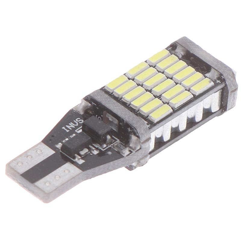 10Pcs White 45 Smd 4014 T15 W16W Led Car Reverse Back Light Bulb 6000K