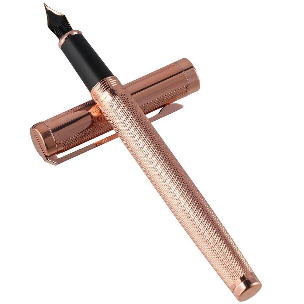 

Голубая чернильная ручка Розовая подарочная ручка Высококачественная перьевая ручка для офиса