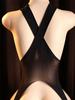 Erotic Crotchless Bodystockings One Piece Vestido Sexy Lingerie Women Hollow Teddy Baby Doll Dress Porn Costumes