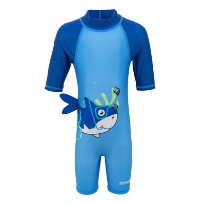 Childrens/Kids Bubble The Shark Rash Guard Swimsuit
