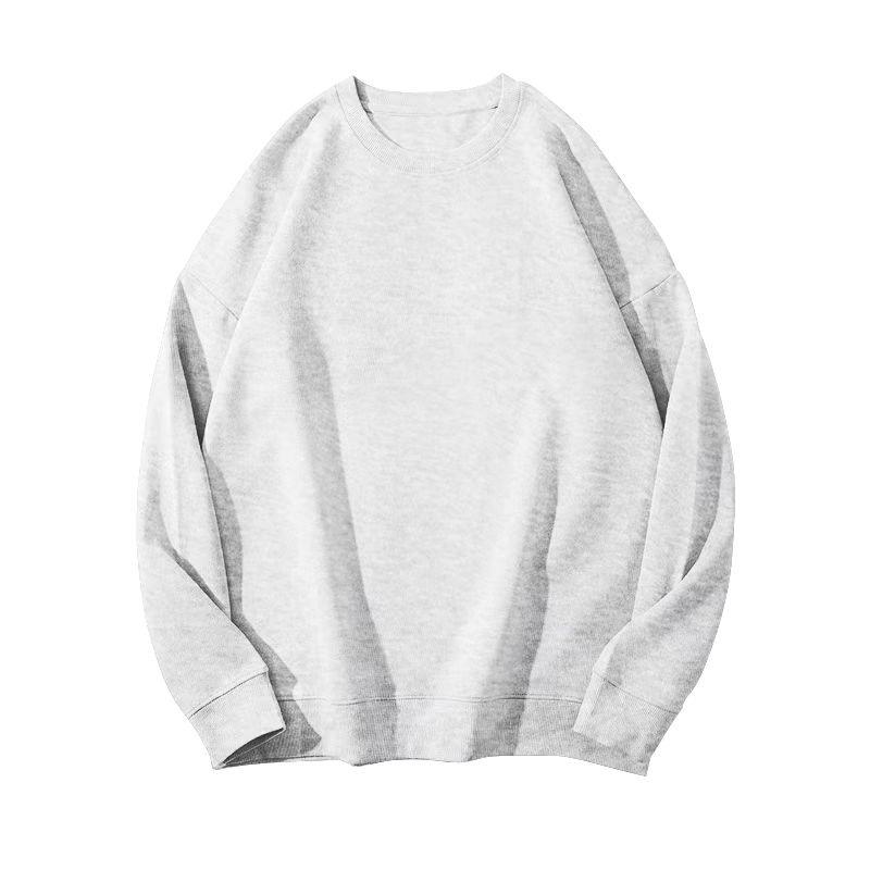Unisex 280g Velvet Thickened Hoodie - Autumn/Winter 2023: Round Neck, Solid Color, Casual Loose Fit