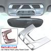 Carbon fibre Car Interior Front Reading Light Roof Lamp Panel Trim Cover For BMW 1 2 3 4 Series X1 X2 X5 X6 F20 F22 F45 F30 F15