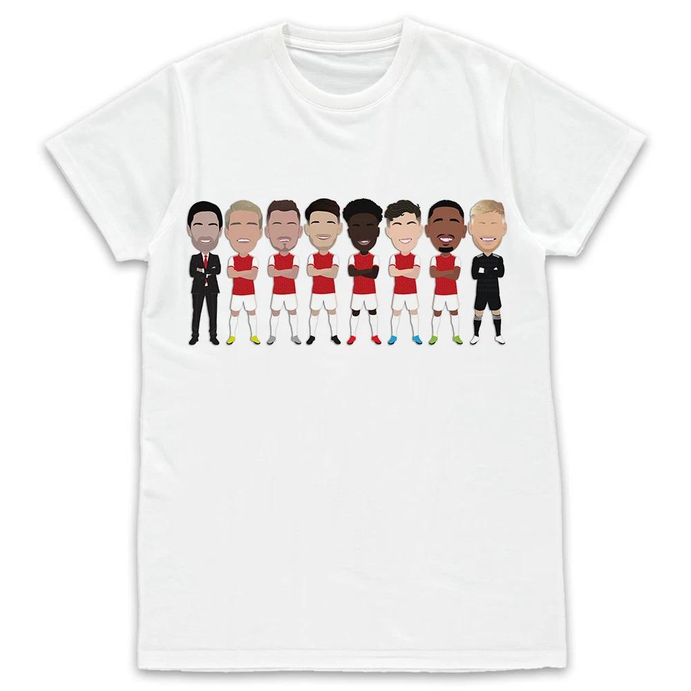 Arsenal Mens Vector Heroes T-Shirt S-XXXL Unofficial Arteta Saka Rice 2023-24 XL